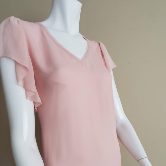 RW&CO Flutter Sleeve Blouse - Picture 4 of 6